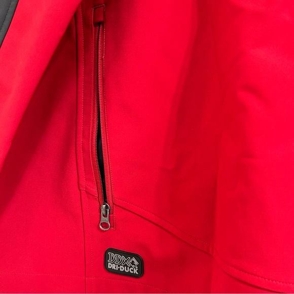 DRI DUCK NEW Winter Jacket Red Gray Jacket PHILLIPS 66 Refinery Jacket Size 3XL. - Picture 9 of 13